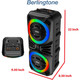 BR-35K Portable Bluetooth Speaker with Karaoke Function and DJ Lights product