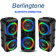 BR-35K Portable Bluetooth Speaker with Karaoke Function and DJ Lights product
