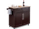 Wood Top Rolling Kitchen Island product