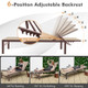 6-Position Chaise Lounge Chair with Rustproof Aluminum Frame (1 or 2-Pack) product