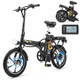 16" Folding Portable Electric Bicycle with 550W Brushless Motor product