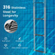 4-Step Telescoping Folding Boat Ladder product