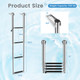 4-Step Telescoping Folding Boat Ladder product