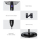 16'' Adjustable Oscillating Pedestal Fan product