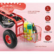 Heavy-Duty Garden Cart with Tool Tray & 360-Degree Swivel Seat product