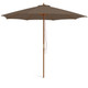 10-Foot Patio Umbrella with 8 Wooden Ribs & 3 Adjustable Heights product