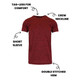 Men's Moisture-Wicking Marled Performance Tee (5-Pack) product