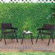 3-Piece Patio Rattan Furniture Set with Quick Dry Foam Padding  product