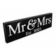 Mr. & Mrs. 2021 Wedding Large Hanging Sign product