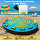 Towable Tube with Quick Connector & Drainage System for Boating product