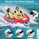 Towable Tube with Quick Connector & Drainage System for Boating product