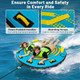 Towable Tube with Quick Connector & Drainage System for Boating product