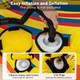Towable Tube with Quick Connector & Drainage System for Boating product