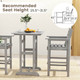 3-Piece Adirondack Bar and Table Set product