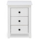 Nightstand Bedside Table with 3 Drawers and Large Storage Space product