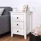 Nightstand Bedside Table with 3 Drawers and Large Storage Space product