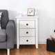 Nightstand Bedside Table with 3 Drawers and Large Storage Space product