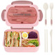 Microwave-Safe Insulated Bento Lunch Box with Utensil Set product