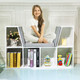 Kids' 6-Cubby Storage Cabinet Bookcase product