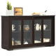 Kitchen Buffet Storage Cupboard with Sliding Door product