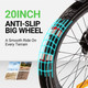 GoPowerBike GoCity Folding Electric City Bike, 20 MPH, 500W, 48V product