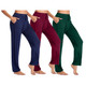  Women's Loose Fit Lounge Pants (3-Pack) product