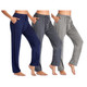  Women's Loose Fit Lounge Pants (3-Pack) product