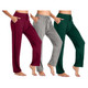  Women's Loose Fit Lounge Pants (3-Pack) product
