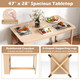 5-Piece Dining Table Set With Built-in Shelves product