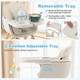 3 in 1 Convertible Wooden High Chair with PU Cushion product