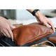 Large Soft Genuine Leather Toiletry/Dopp Kit with Diagonal Zipper product