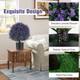 Artificial Topiary Plants with Flowers (2-Pack) product