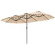 Extra-Large Patio Umbrella with LED Solar Lights product