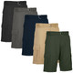 Men's Cotton Flex-Stretch Cargo Shorts with Belt (5-Pack) product