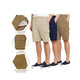 Men's Cotton Flex-Stretch Cargo Shorts with Belt (5-Pack) product