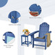 3-Piece Weather-Resistant Adirondack Chair Set   product