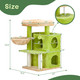 33" Cat Tree with Sisal Scratching Posts product