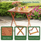 29.5" x 29.5" Patio Dining Table with 2" Umbrella Hole product