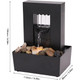 Desktop Fountain with LED Light and Polished Pebbles  product
