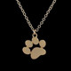 Pet Lovers Paw Necklace product