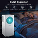 8200/10000 BTU Portable Air Conditioner with 3 Fan Speeds and 4 Modes product