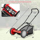 Ironmax 16" Push Lawn Mower with 5-Blades and Grass Catcher product