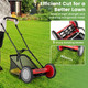 Ironmax 16" Push Lawn Mower with 5-Blades and Grass Catcher product