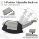 Gliding Rocking Chair with Retractable Footrest  product