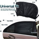 Zone Tech Car Side Window Stretchable Mesh Sunshade (2-Pack) product
