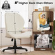 Cross Legged Armless Office Chair with Wheels  product