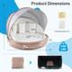 Inflatable Lounge Raft with Retractable Canopy product