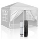 10 x 10-Foot Pop-up Tent Gazebo Beach Canopy with Removable Sidewalls product