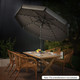 10-foot Solar Patio Umbrella with 3-Tier Vented Top and 32 LED Lights product