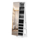 63" Freestanding Jewelry Armoire with Shelves and Pull-out Cabinet Door product